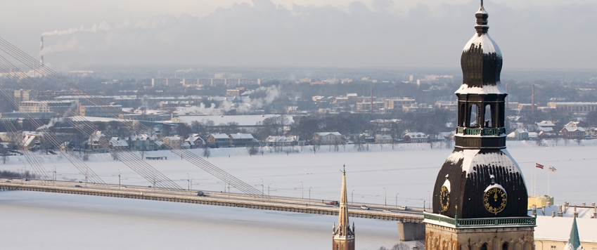 Riga in winter