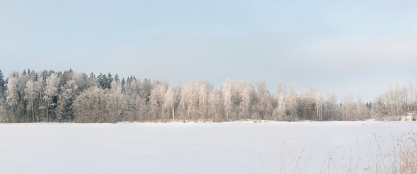Illustrative picture: Latvia's landslide in winter