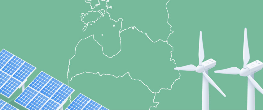 Ilustratīvs attēls par atjaunīgās elektroenerģijas tematiku