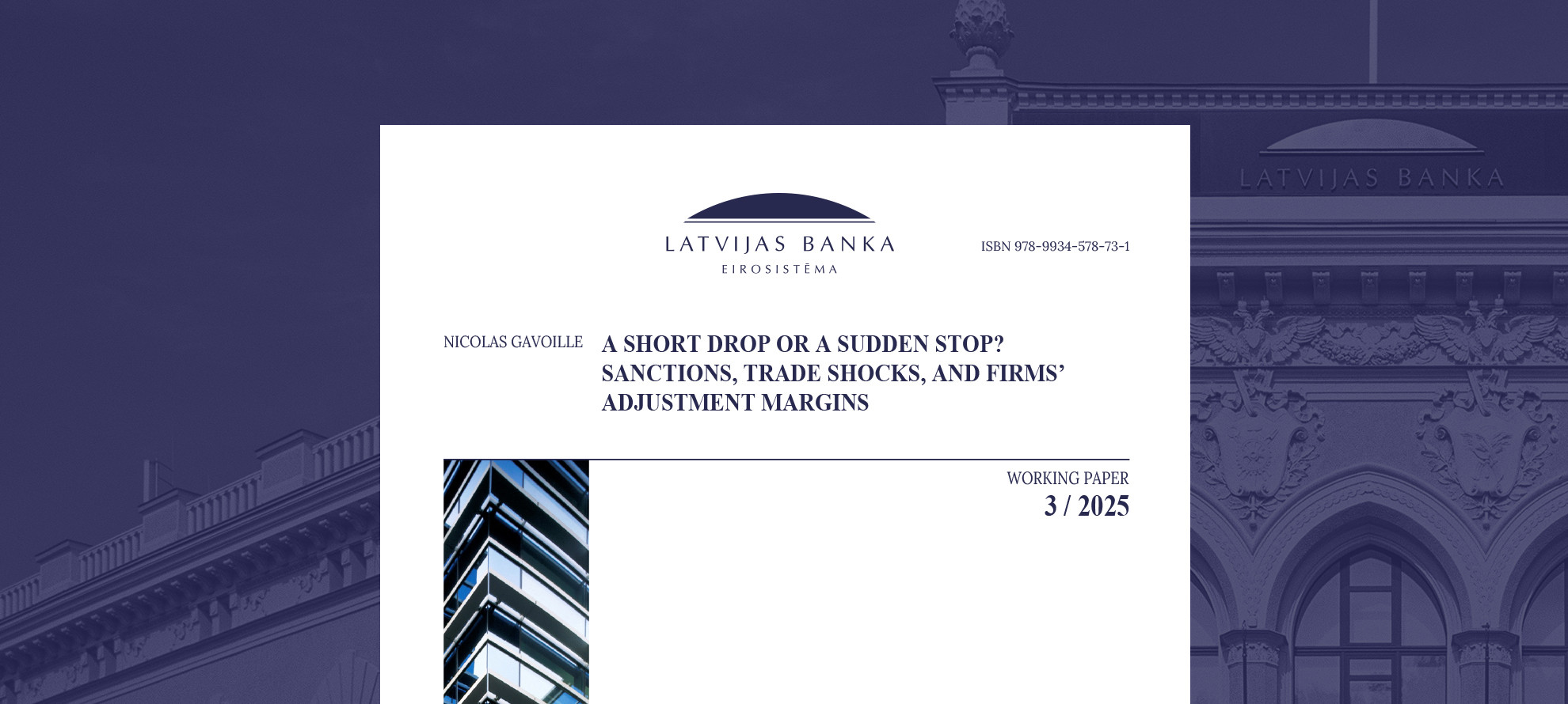 A short drop or a sudden stop? Sanctions, trade shocks, and firms' adjustment margins